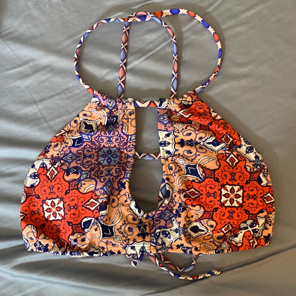 Multicolor Bathing Top